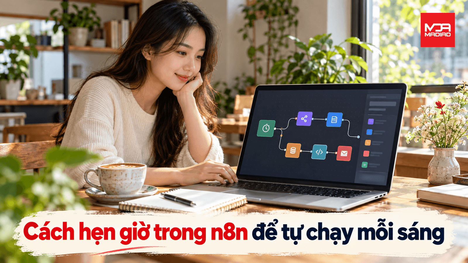 Cách hẹn giờ trong n8n cho luồng tự chạy mỗi sáng