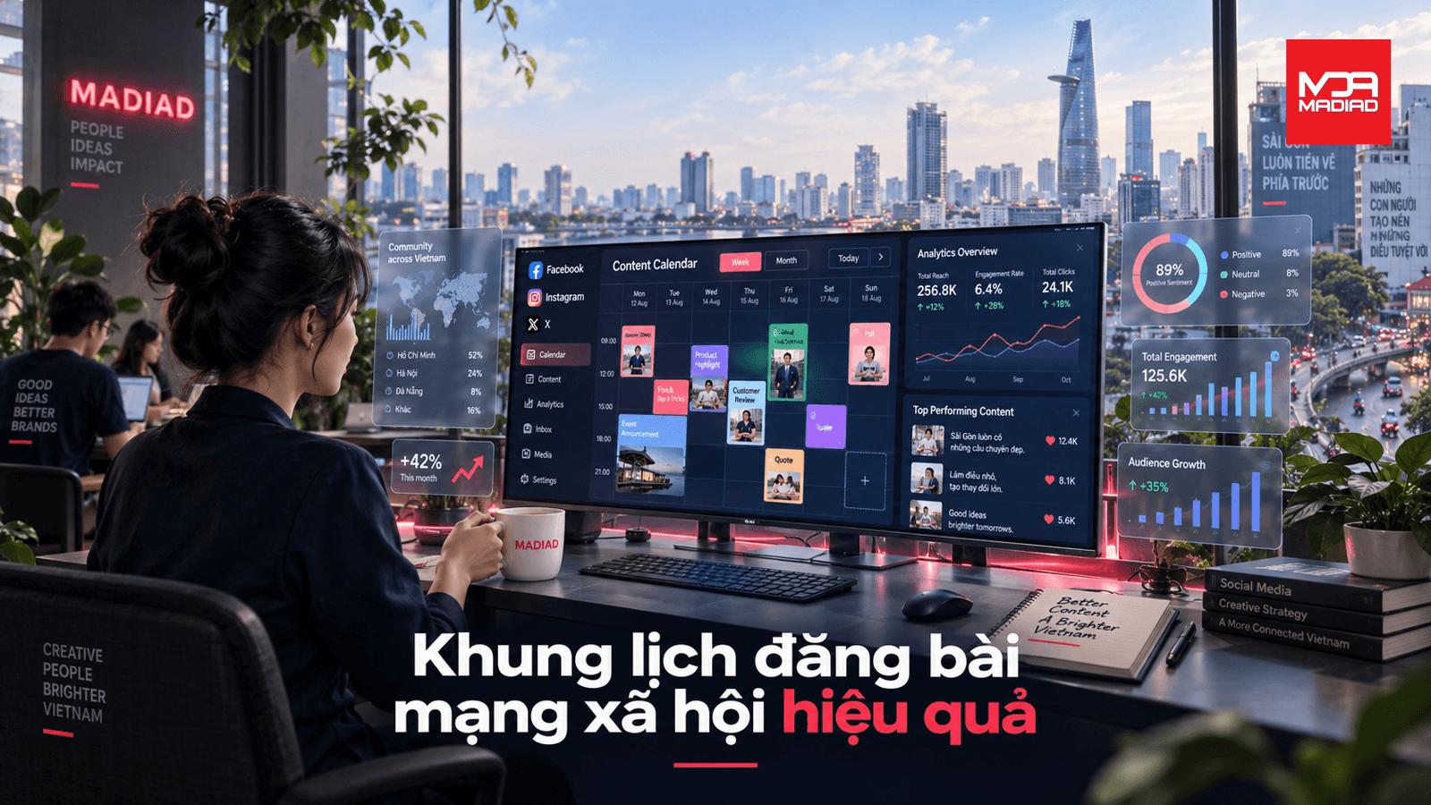 Khung lịch đăng bài mạng xã hội hiệu quả