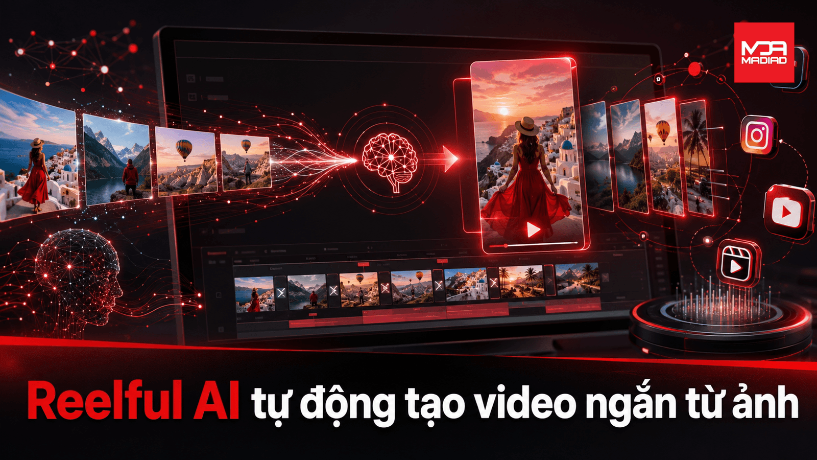 Reelful AI: Tự động tạo video ngắn từ thư viện ảnh cho mạng xã hội
