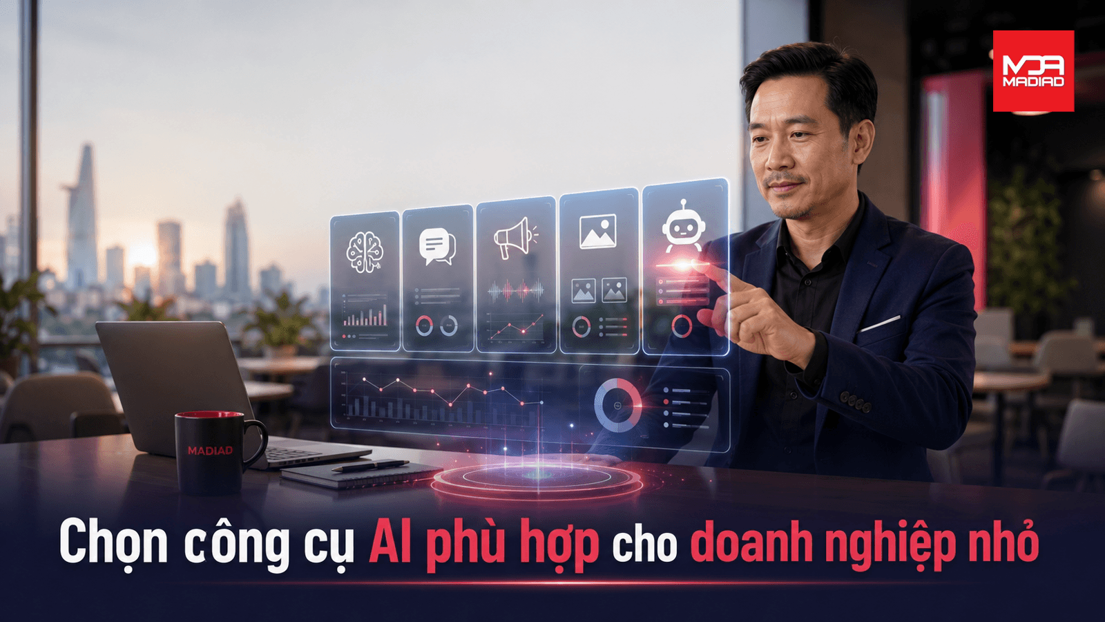 Chọn công cụ AI cho doanh nghiệp nhỏ hiệu quả 2026